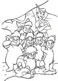 peter pan coloring pages - page 117