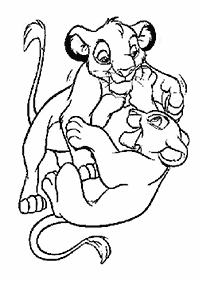 the lion king coloring pages - page 43