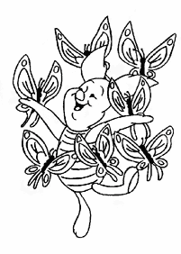 Winnie the Pooh coloring pages - page 119