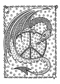 dragon coloring pages - page 50