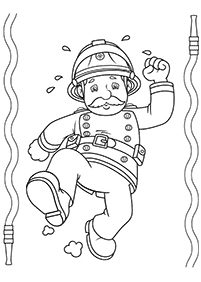 fireman sam coloring pages - page 34