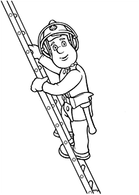 fireman sam coloring pages - page 35