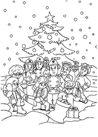 fireman sam coloring pages - page 39
