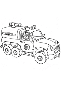 fireman sam coloring pages - page 46