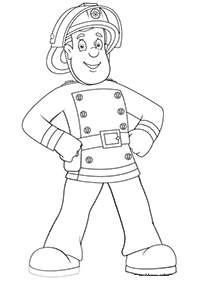 fireman sam coloring pages - page 47
