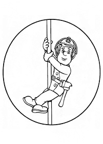 fireman sam coloring pages - page 59