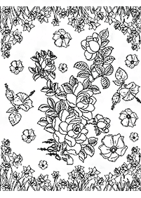 flower coloring pages - Page 23