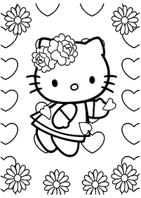 hello kitty coloring pages - page 100