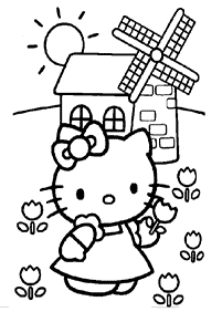 hello kitty coloring pages - page 104