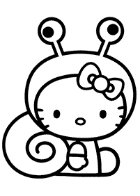 hello kitty coloring pages - page 105