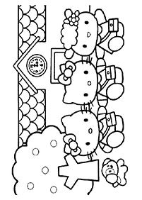 hello kitty coloring pages - page 106