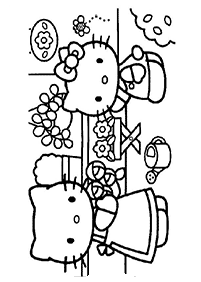 hello kitty coloring pages - page 114