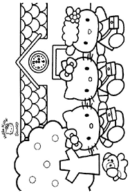 hello kitty coloring pages - page 115