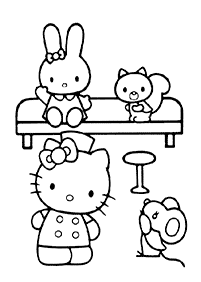 hello kitty coloring pages - page 117