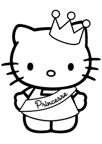hello kitty coloring pages - page 65