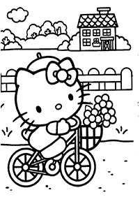 hello kitty coloring pages - page 68