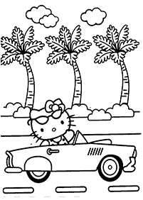 hello kitty coloring pages - page 70