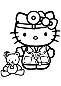 hello kitty coloring pages - page 71