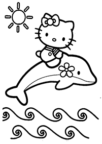 hello kitty coloring pages - page 72