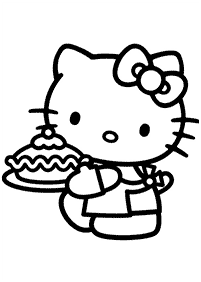 hello kitty coloring pages - page 73