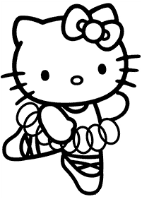 hello kitty coloring pages - page 75