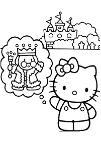 hello kitty coloring pages - page 82