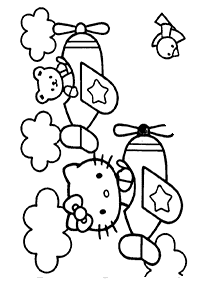 hello kitty coloring pages - page 86
