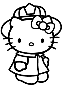 hello kitty coloring pages - page 87