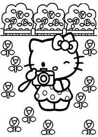 hello kitty coloring pages - page 94