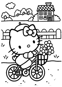 hello kitty coloring pages - page 96