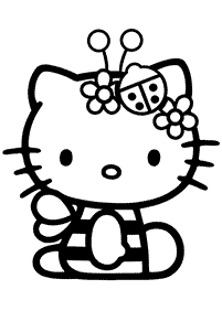 hello kitty coloring pages - page 97