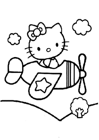 hello kitty coloring pages - page 98