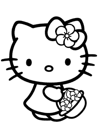 hello kitty coloring pages - page 99