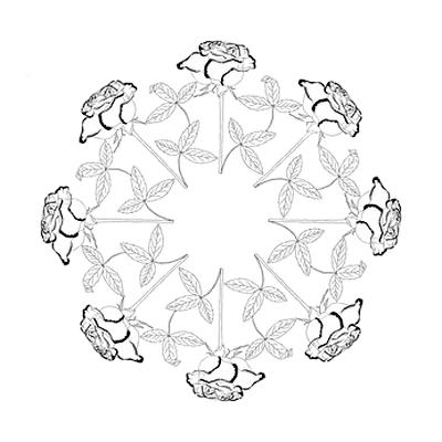 Mandalas Flowers coloring pages