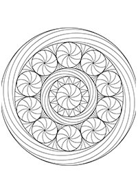 mandala coloring pages - page 105