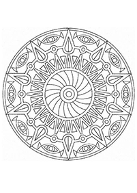 mandala coloring pages - page 35