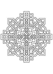 mandala coloring pages - page 40