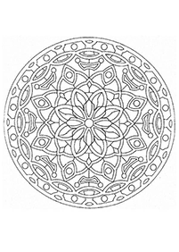 mandala coloring pages - page 41