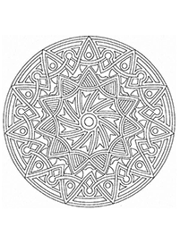 mandala coloring pages - page 43