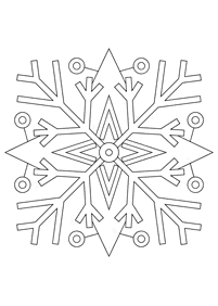 Simple Mandala coloring page - page 125