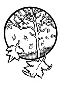 autumn coloring pages - page 31