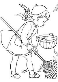 autumn coloring pages - page 6
