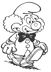 smurfs coloring pages - page 51