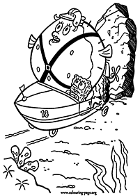 spongebob coloring pages - page 10