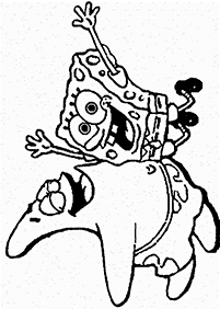 spongebob coloring pages - page 15