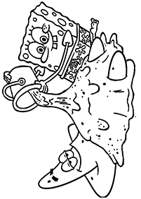 spongebob coloring pages - page 18