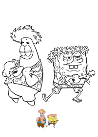 spongebob coloring pages - page 44