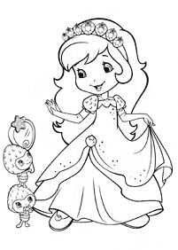 strawberry shortcake coloring pages - page 39