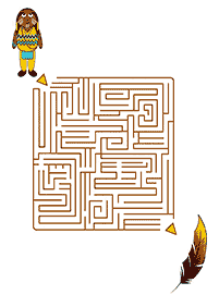 Druckbare Labyrinthe - Labyrinth 102