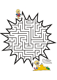 Druckbare Labyrinthe - Labyrinth 115